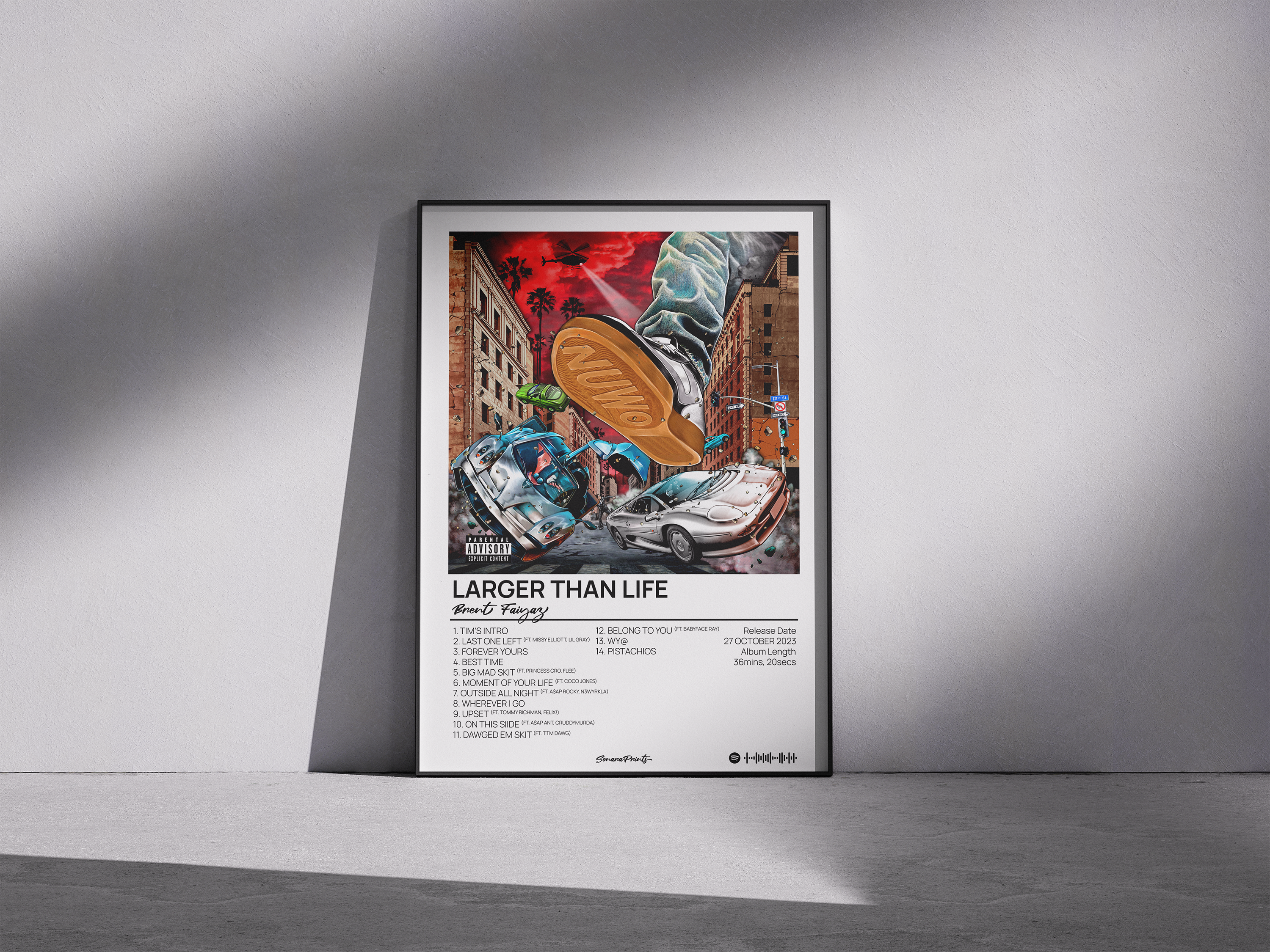 [ALBUM] Brent Faiyaz - Larger Than Life Poster