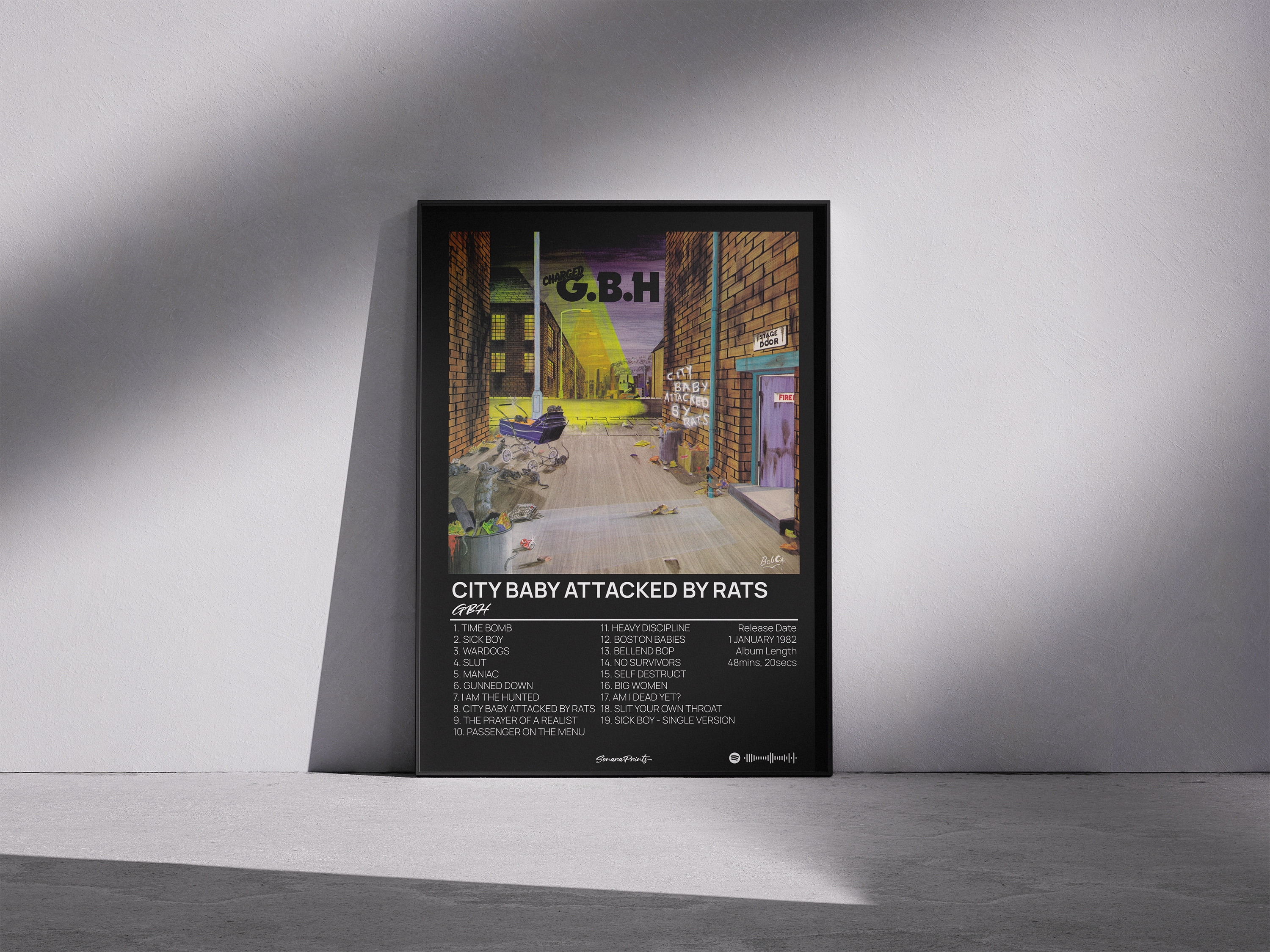 [ALBUM] GBH - City Baby Attacked By Rats Poster