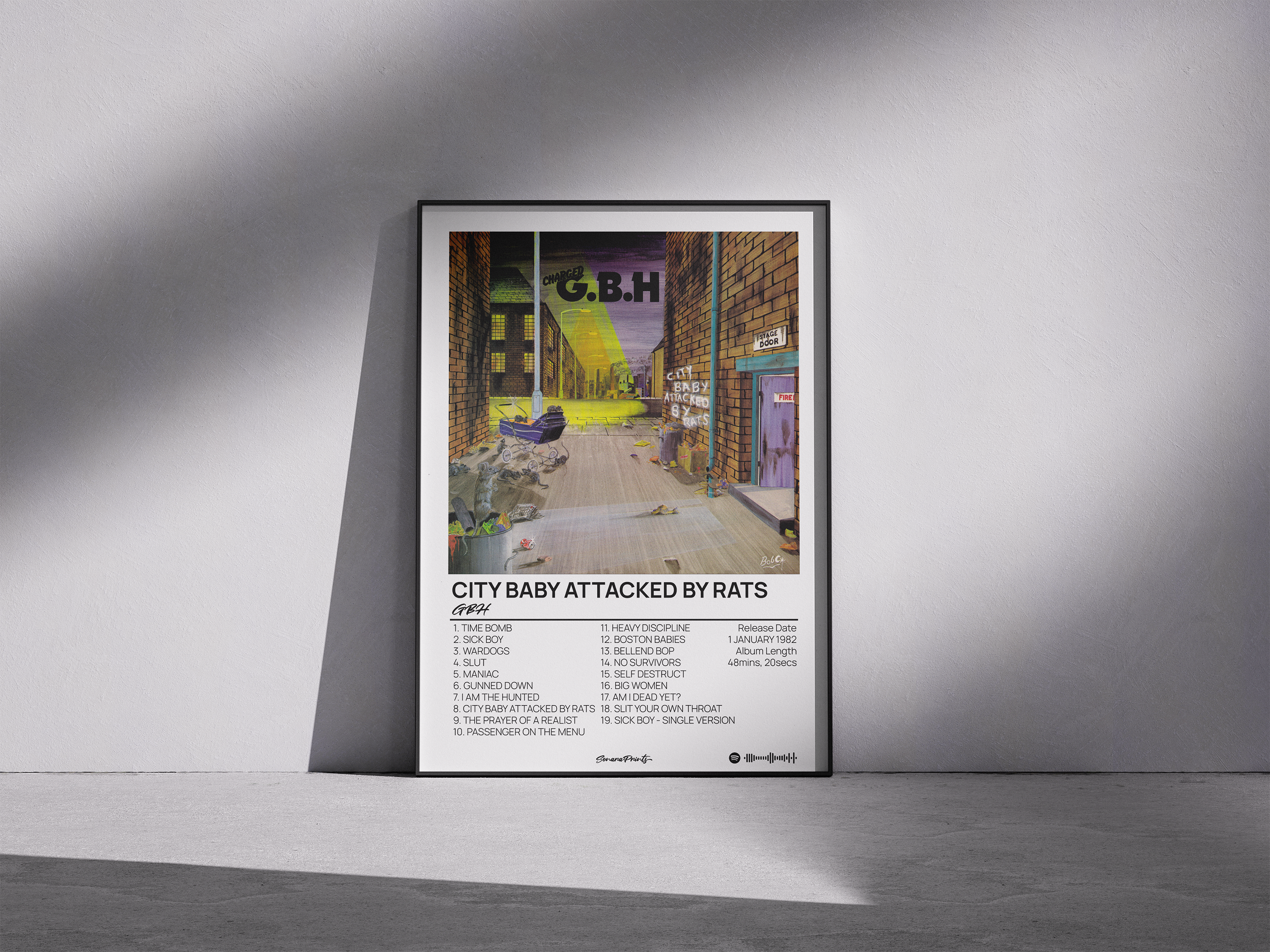 [ALBUM] GBH - City Baby Attacked By Rats Poster