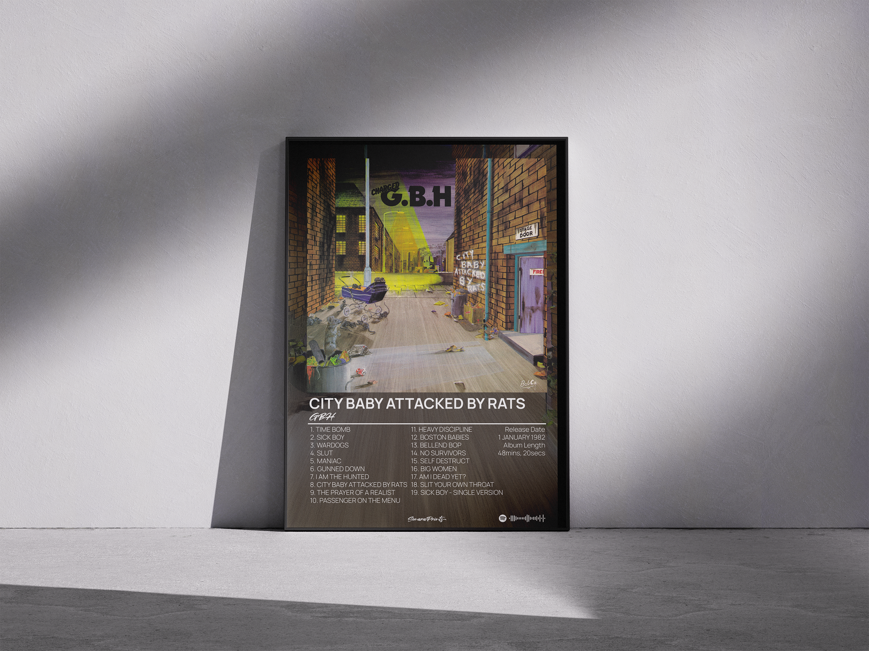 [ALBUM] GBH - City Baby Attacked By Rats Poster