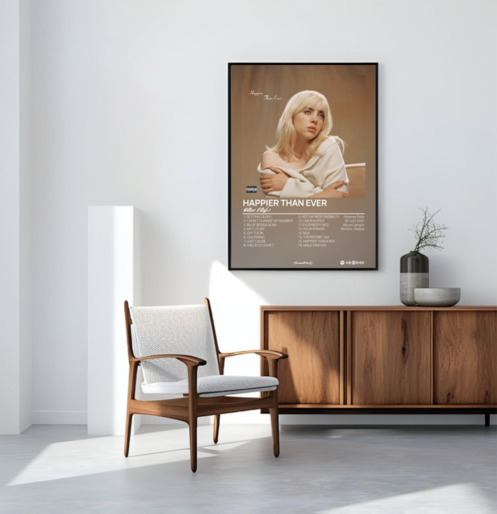 [ALBUM] Billie Eilish - Happier Than Ever Poster