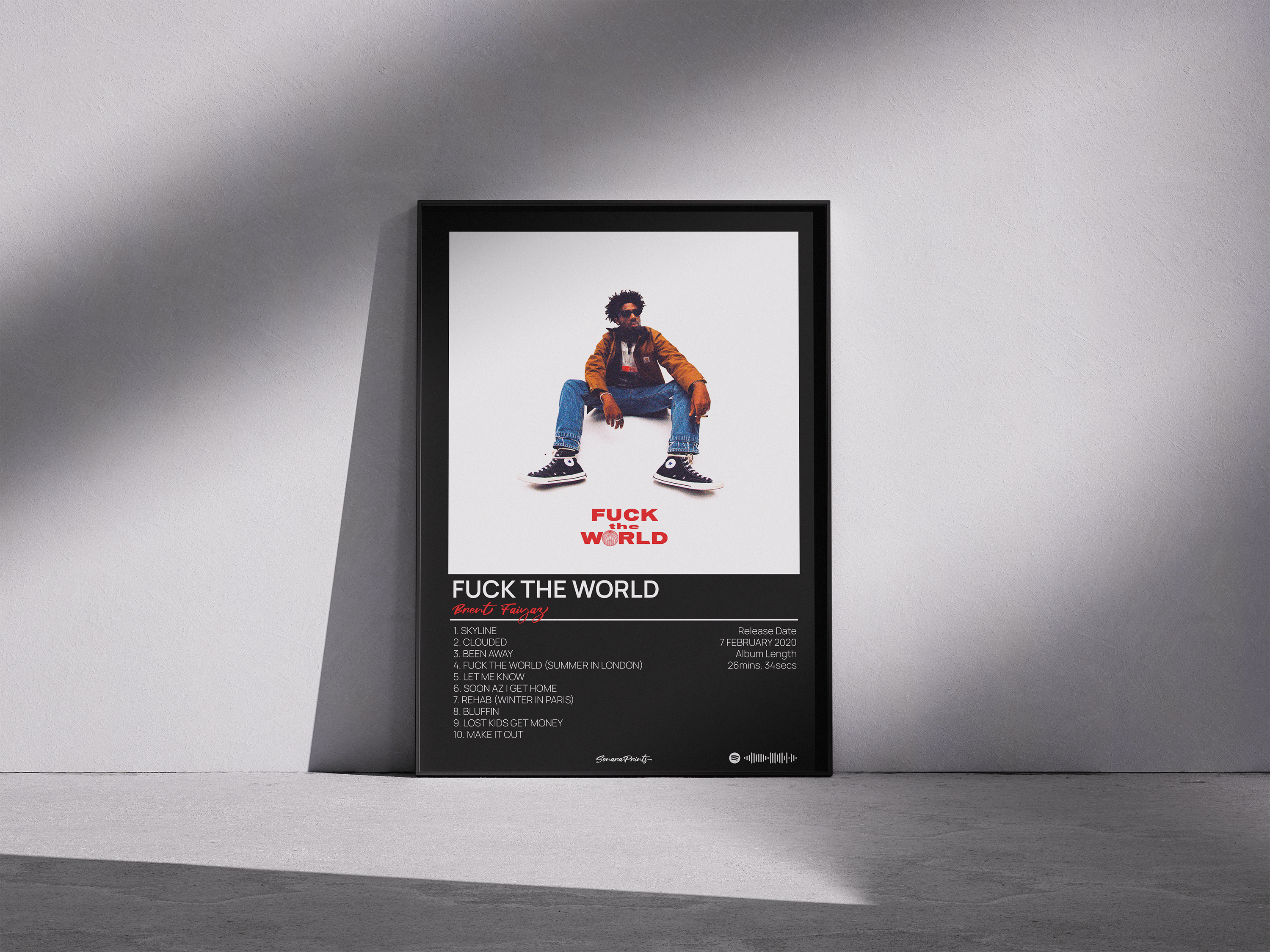 [ALBUM] Brent Faiyaz - FUCK THE WORLD Poster