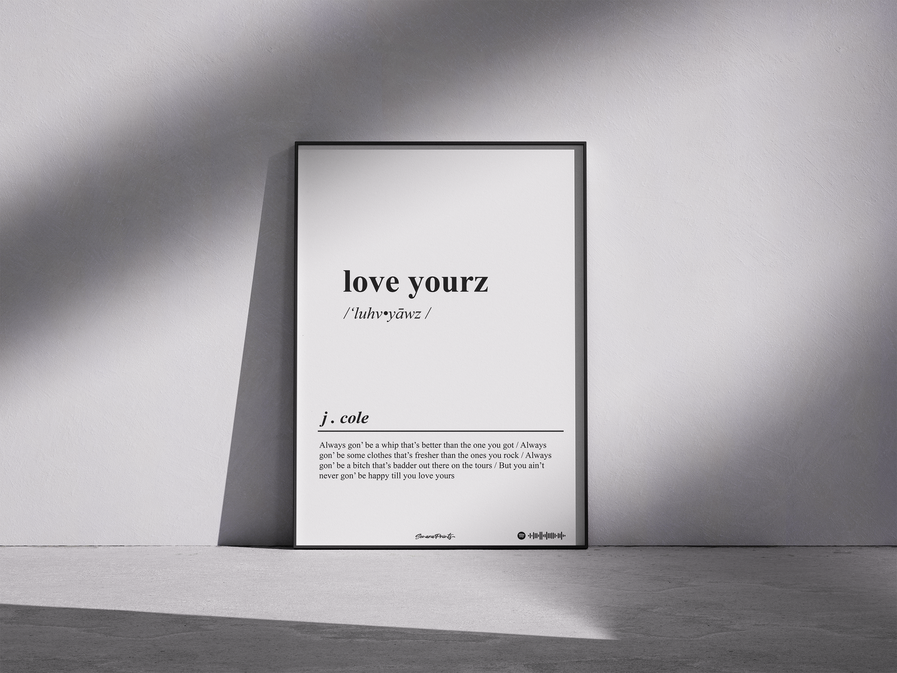 [SINGLE] J. Cole - Love Yourz Poster