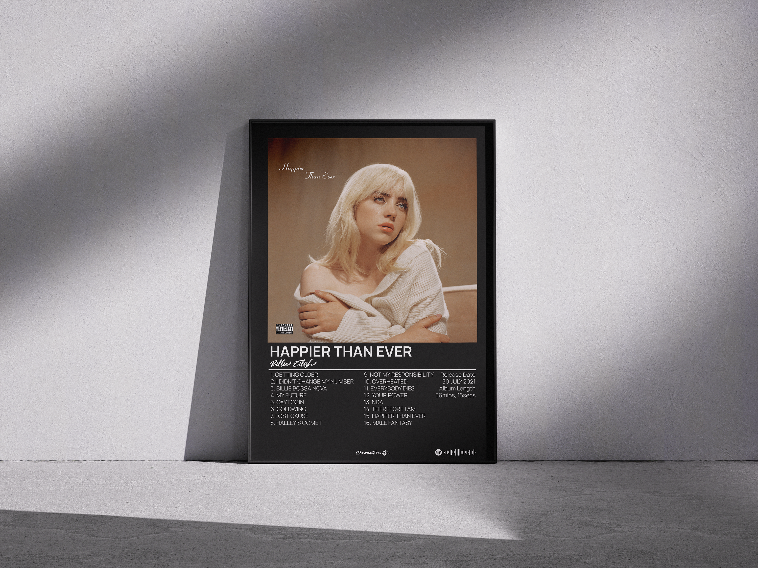 [ALBUM] Billie Eilish - Happier Than Ever Poster
